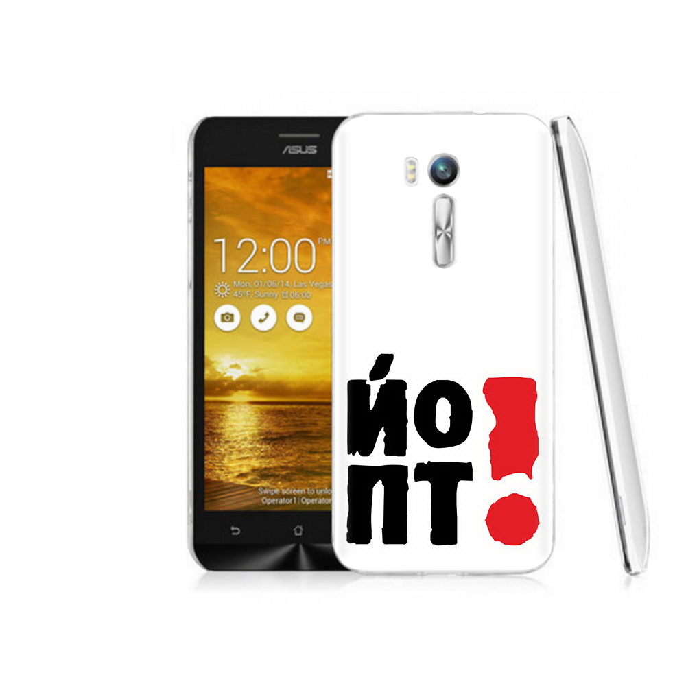 

Чехол MyPads Tocco для Asus ZenFone Go (ZB551KL) надписть абстракция, Прозрачный, Tocco