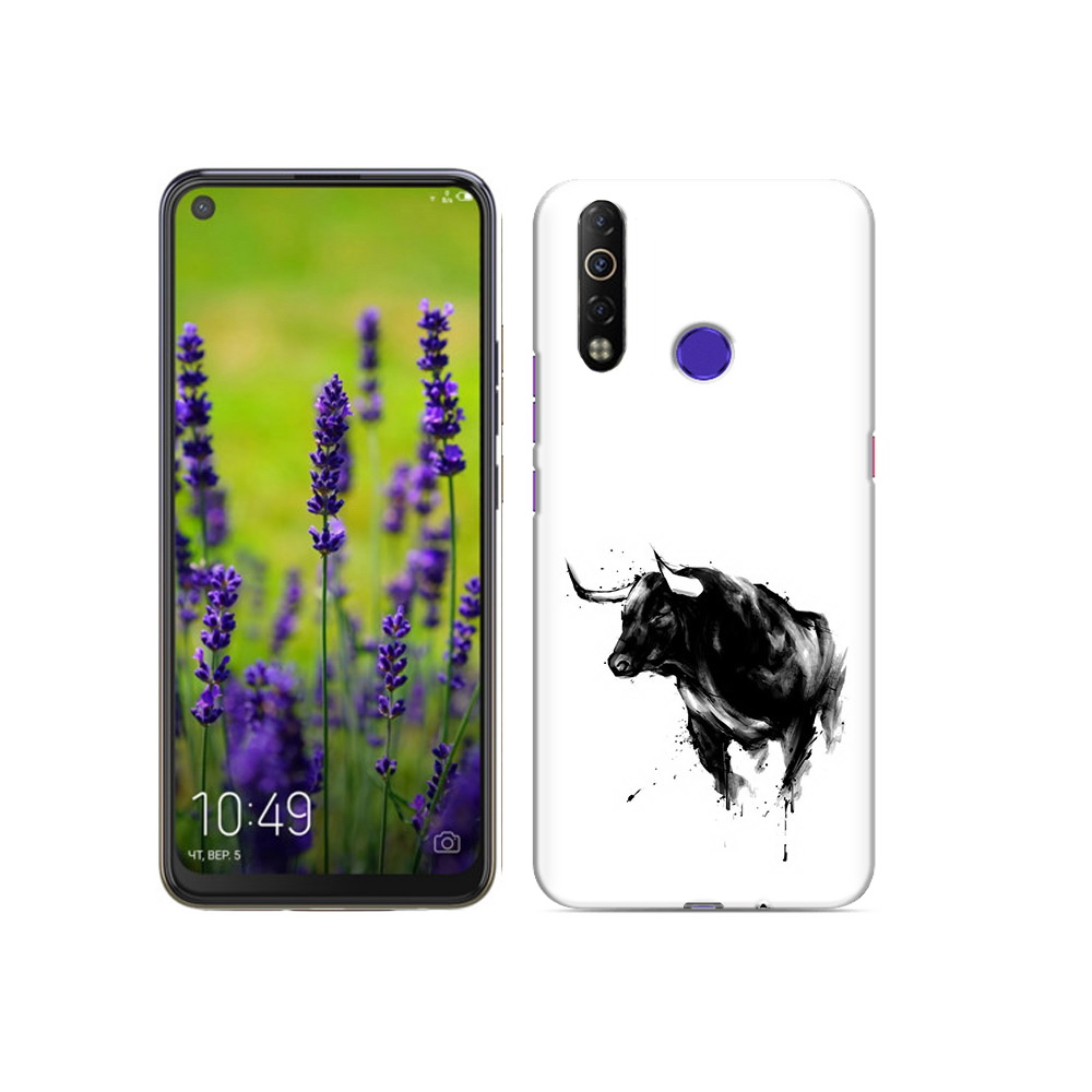 

Чехол MyPads Tocco для Tecno Camon 12 Air бык, Прозрачный, Tocco