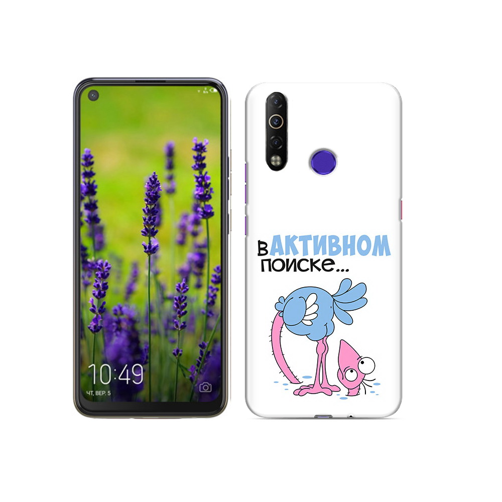 

Чехол MyPads Tocco для Tecno Camon 12 Air в активном поиске, Прозрачный, Tocco