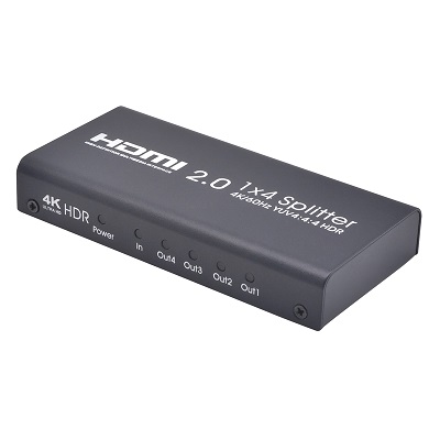 Сплиттер HDMI 1х4 Ultra HD V-2,0 (4Кх2К, 3D) /VСonn/