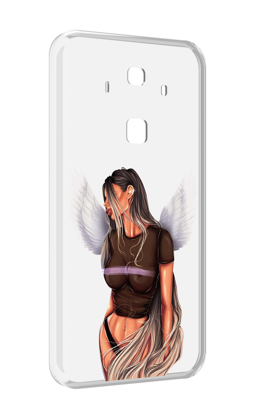 

Чехол MyPads девушка-ангел-с-крыльями женский для Huawei Mate 10 Pro, Прозрачный, Tocco