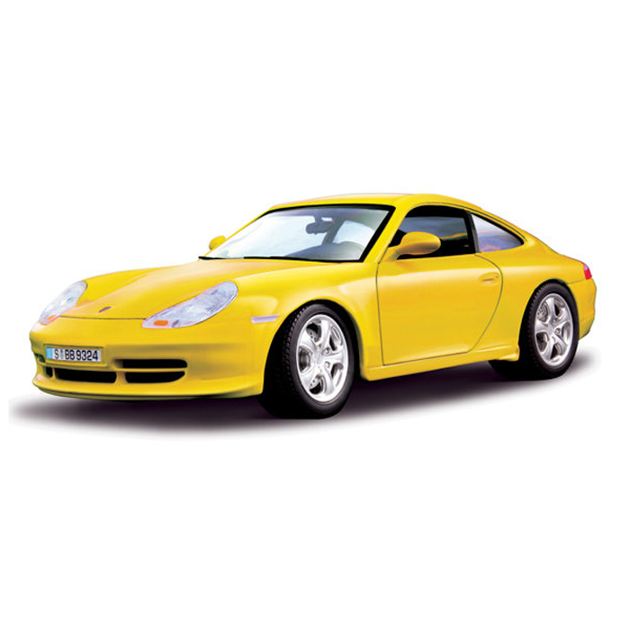 Сборная металлическая машинка BBURAGO Porshe 911 Carrera, масштаб 1/18, 18-15038