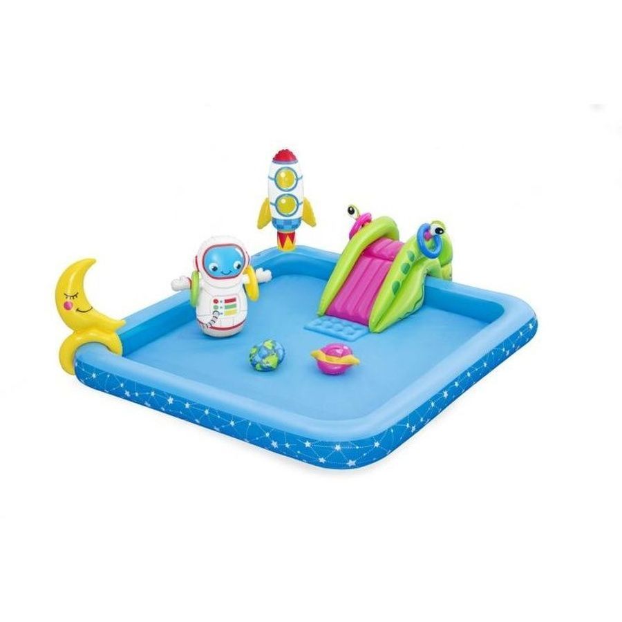 

Игровой центр Bestway Little Astronaut, 228х206х84 см, 2+, Синий;разноцветный