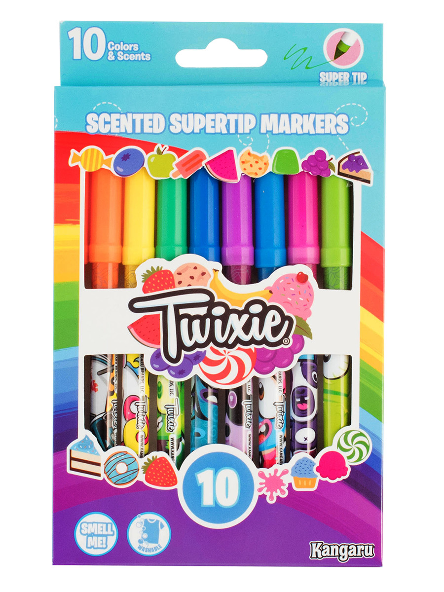 

Фломастеры Kangaru toys Twixie Super Tip двусторонние 10 шт (2802)