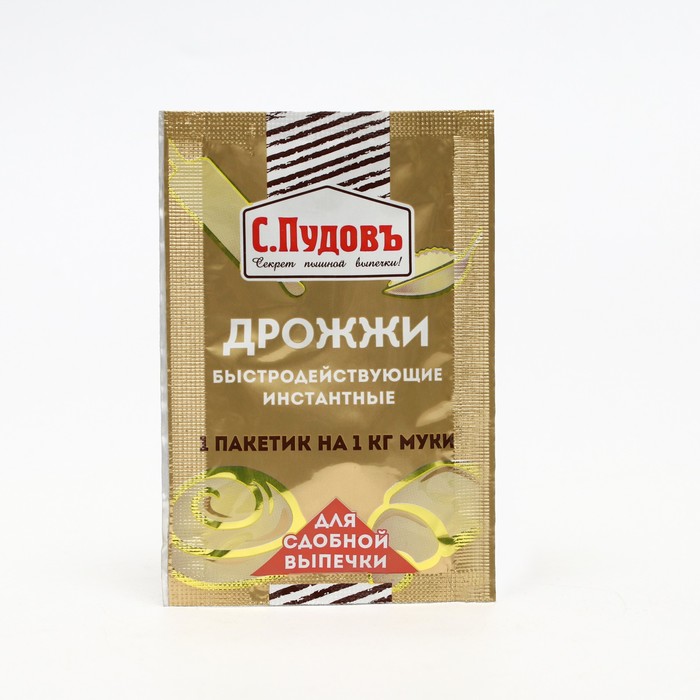 

Дрожжи быстродействующие для сдобной выпечки С.Пудовъ, 11 г