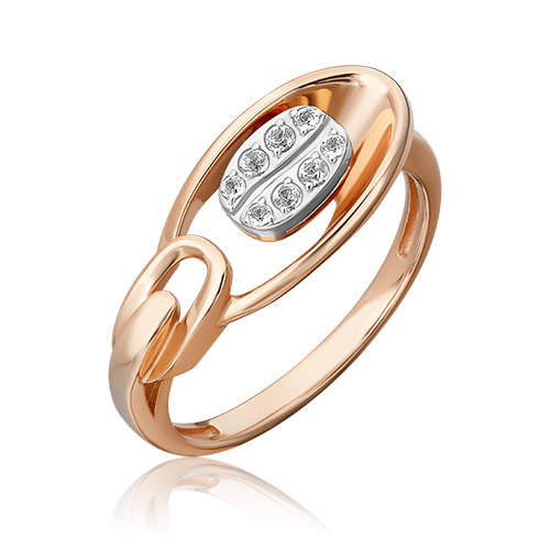 

Кольцо из комбинированного золота р. 16,5 PLATINA jewelry 01-5566-00-201-1111, топаз, 01-5566-00-201-1111