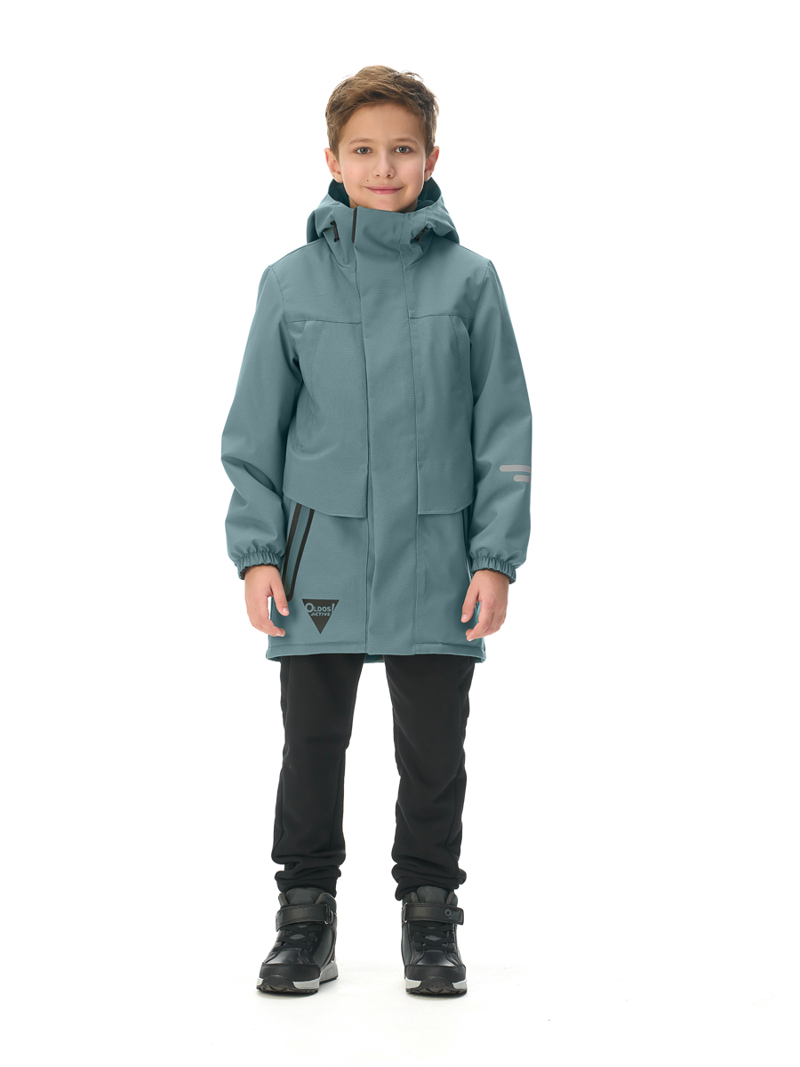 Куртка детская Oldos Эрик, серо-зеленый, 134 мягкая игрушка южный парк эрик картман south park 20 см