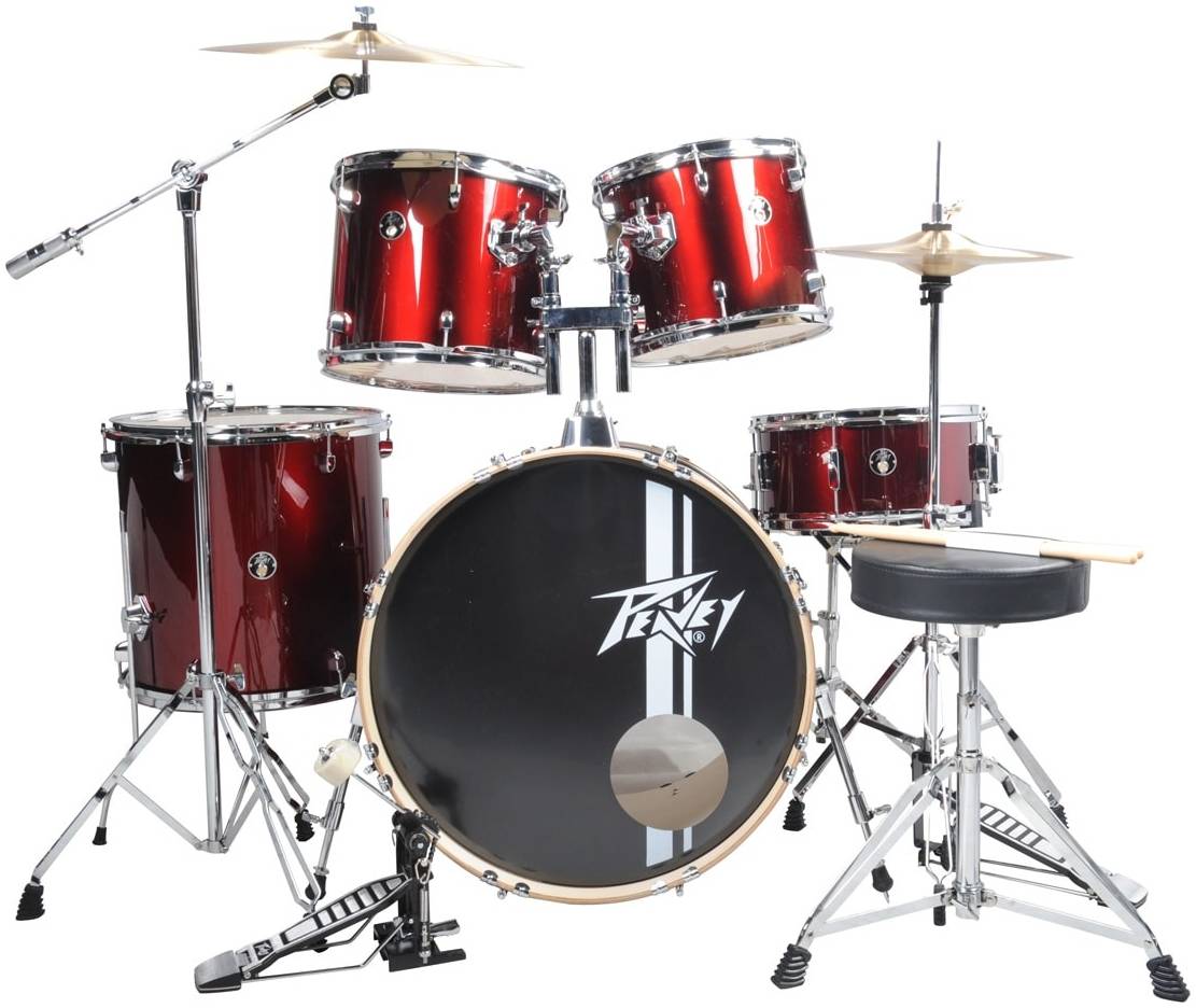 PEAVEY PV 5PC Drum Set Wine Red - Ударная установка акустическая