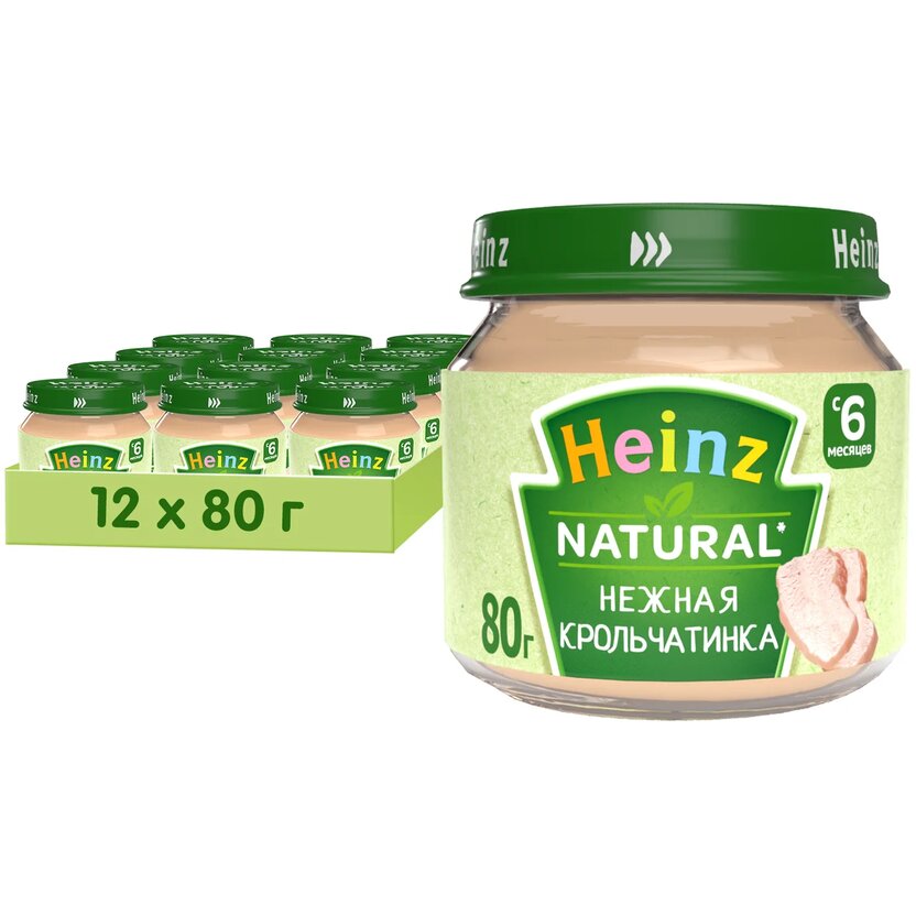 

Пюре Heinz Нежная крольчатинка, с 6 месяцев, 80 г, 12 шт., Нежная крольчатинка