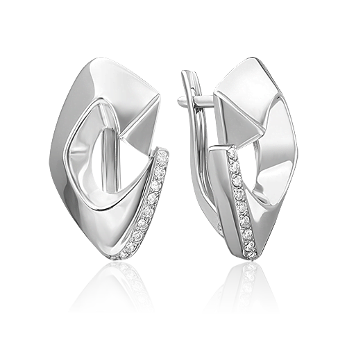 

Серьги из серебра с фианитом PLATINA jewelry 02-5060-00-401-0200, 02-5060-00-401-0200