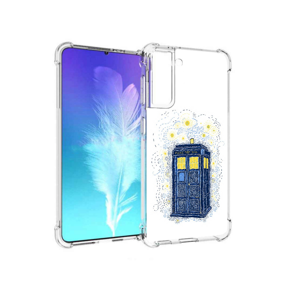 

Чехол MyPads Tocco для Samsung Galaxy S21 будка рисунок (PT157088.510.249), Прозрачный, Tocco