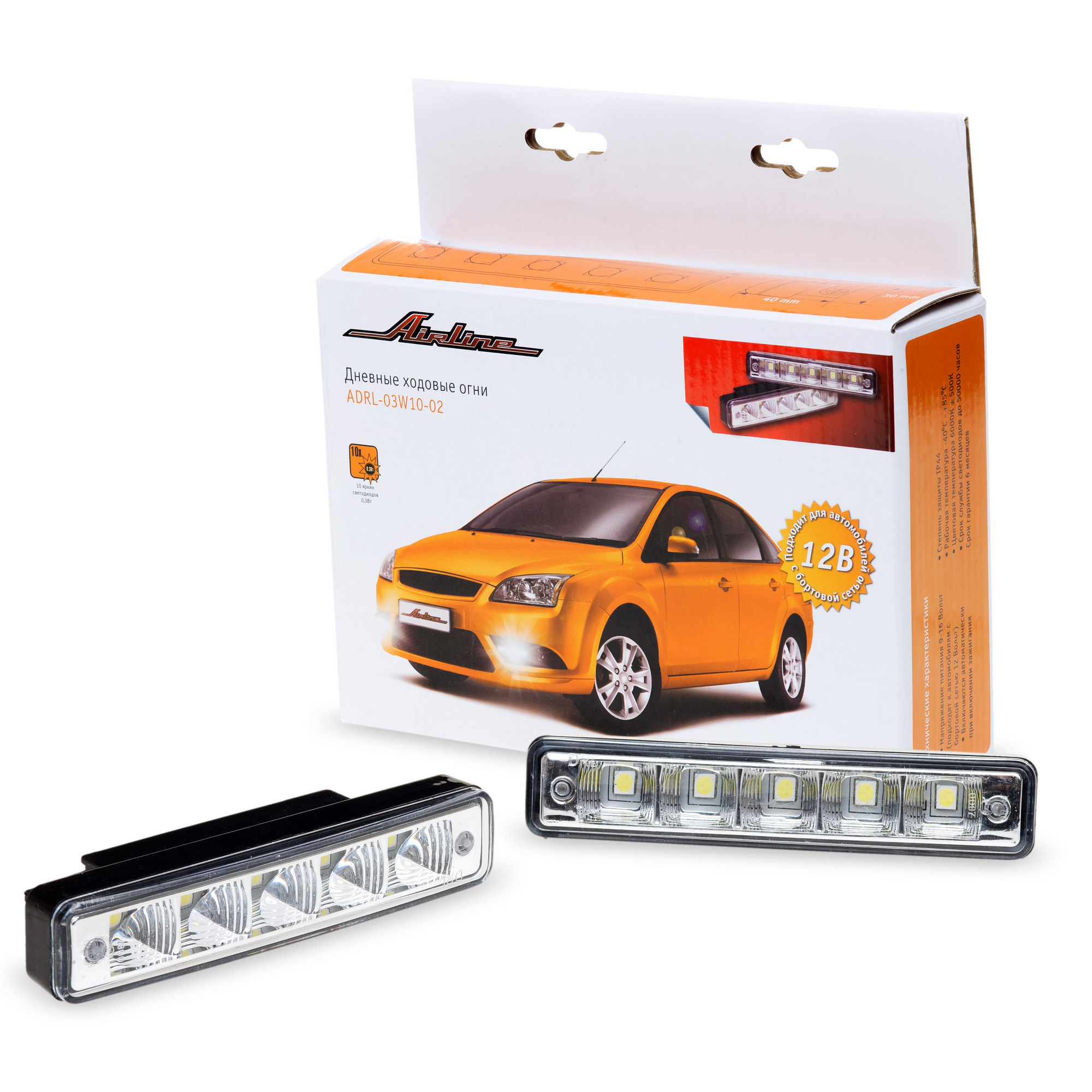 

Ходовые огни 0,3Вт*10LED AIRLINE ADRL-03W10-02, ADRL-03W10-02