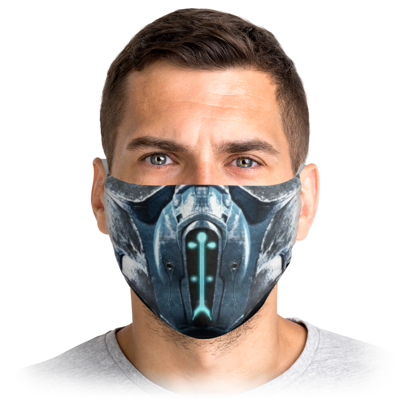 

Многоразовая маска Printio Sub-zero серая L, Sub-zero
