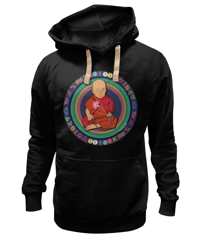 

Толстовка унисекс Printio Знаки черная 3XL, Черный, Знаки