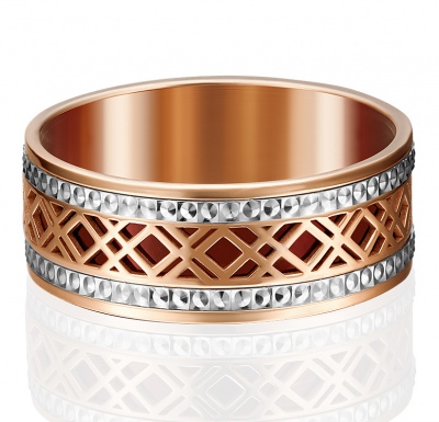 

Кольцо из золота р.  PLATINA jewelry 01-4948-00-000-1111-48, 01-4948-00-000-1111-48