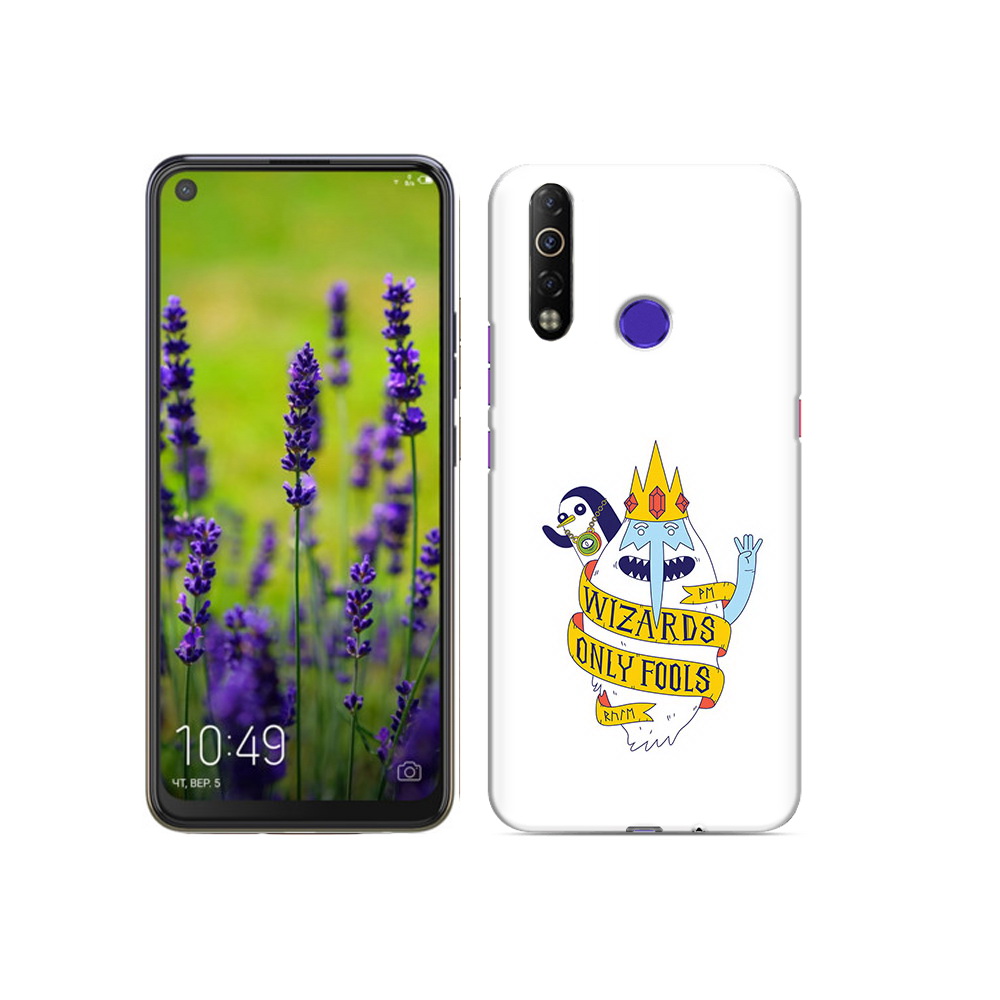 

Чехол MyPads Tocco для Tecno Camon 12 Air время приключений снежный король, Прозрачный, Tocco
