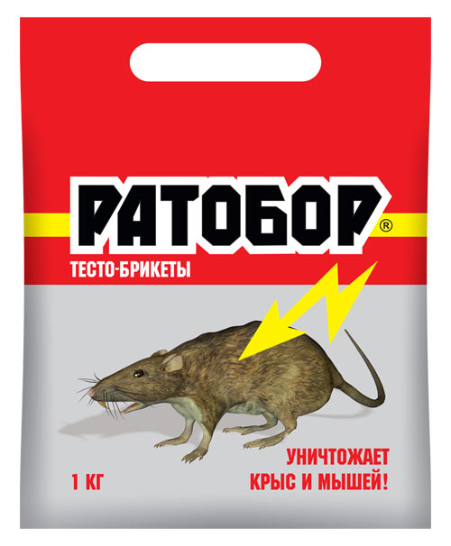 

Брикет от грызунов Ратобор 4607043204370 1000 г