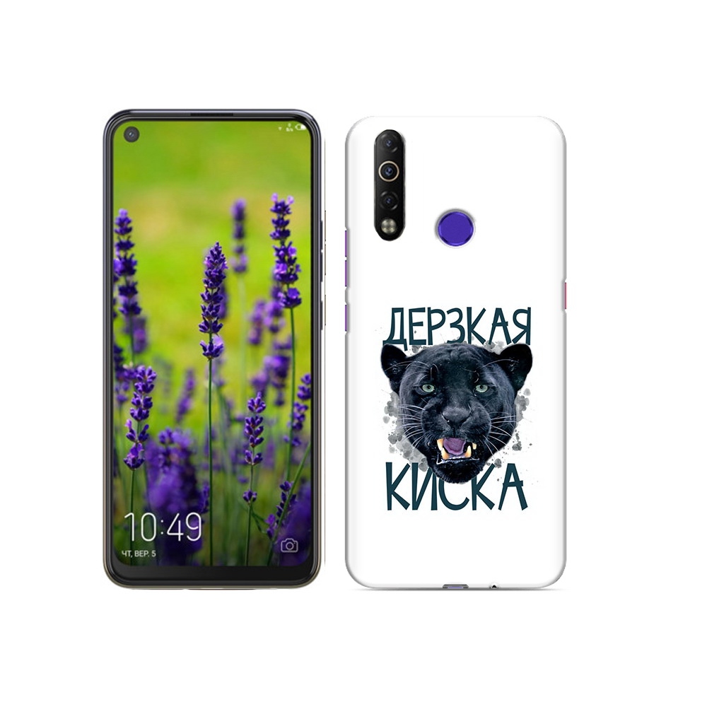 

Чехол MyPads Tocco для Tecno Camon 12 Air дерзкая киска, Прозрачный, Tocco