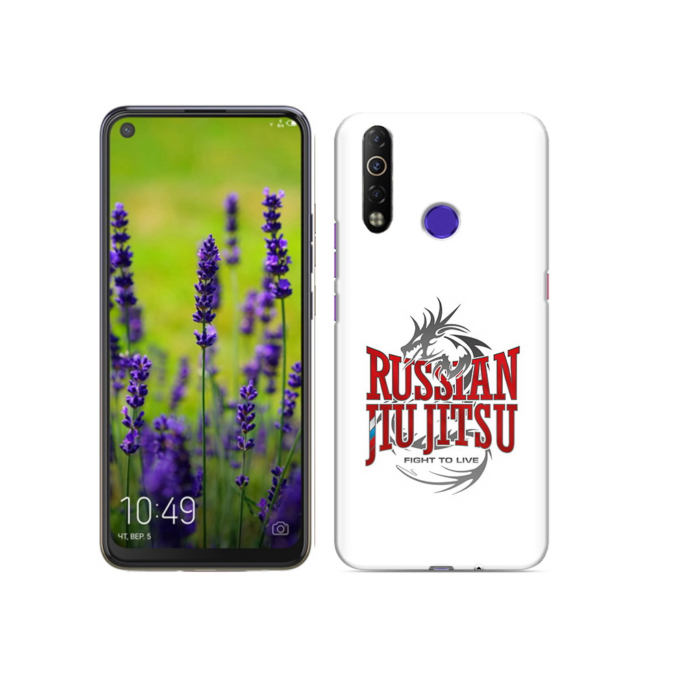 

Чехол MyPads Tocco для Tecno Camon 12 Air джиу джитсу, Прозрачный, Tocco
