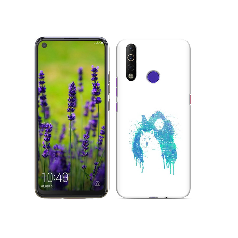 

Чехол MyPads Tocco для Tecno Camon 12 Air джон сноу, Прозрачный, Tocco