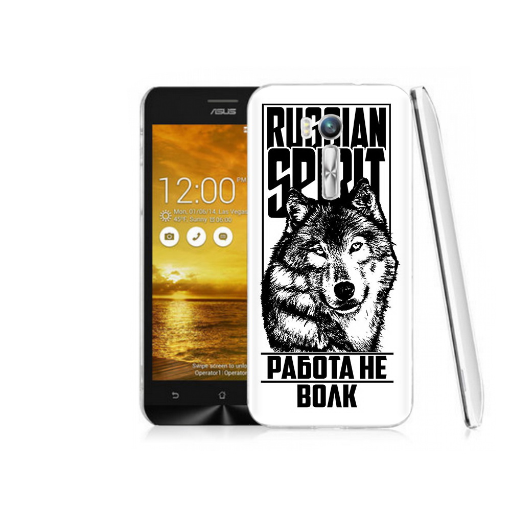Чехол MyPads Tocco для Asus ZenFone Go (ZB551KL) работа не волк