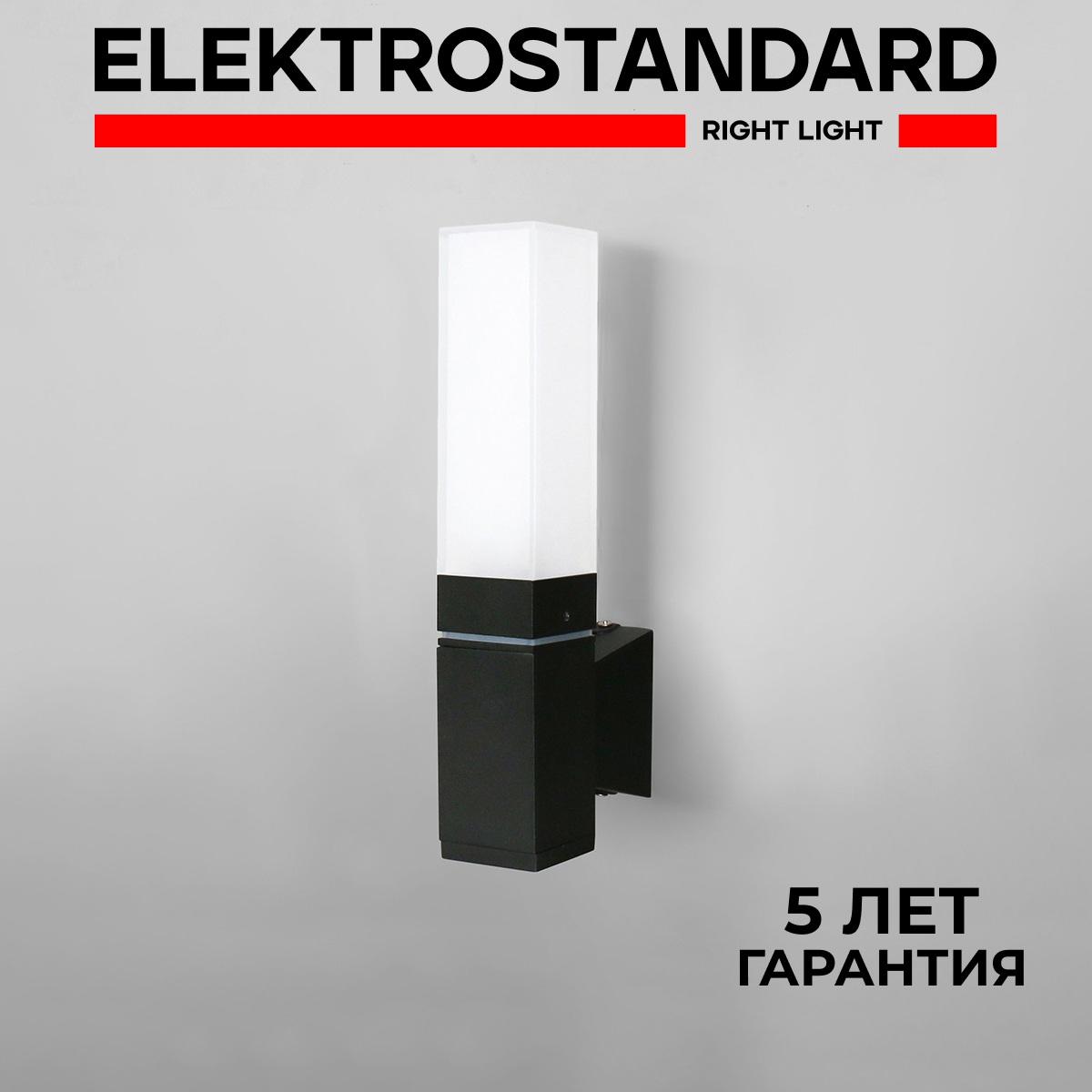 Уличный настенный светодиодный светильник Elektrostandard Techno 1534 LED 5W 4000К черный