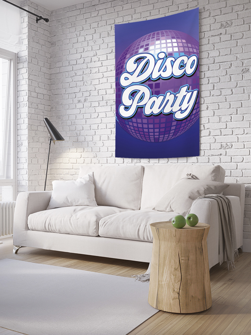 фото Вертикальное фотопанно на стену joyarty "диско пати", 100x150 см