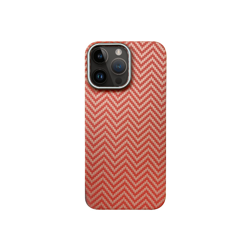 

Чехол Kzdoo Keivlar для iPhone 14 Pro Max, арамид (кевлар) ударопрочный Красная волна, Красный, iPhone 14 Pro Max