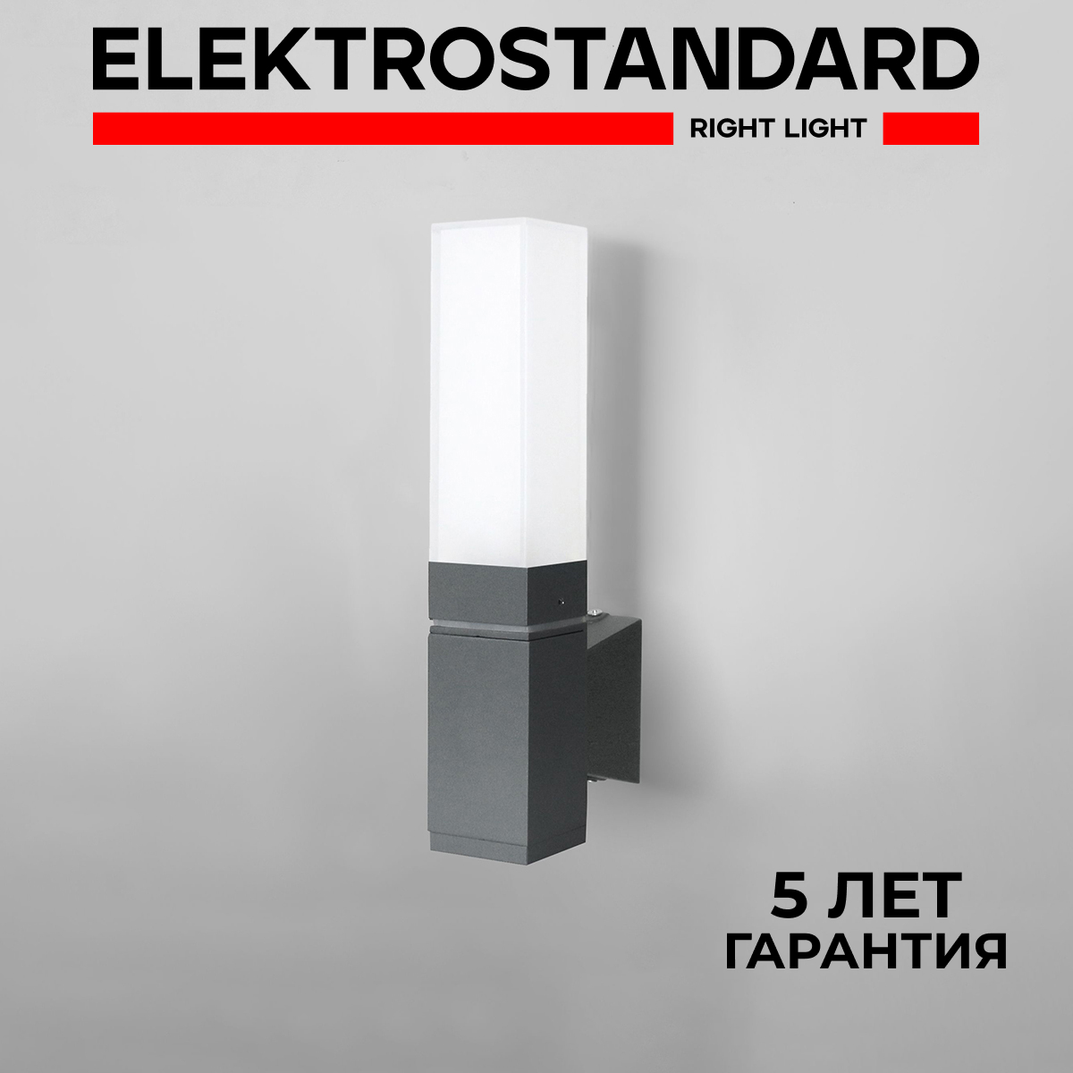 

Уличный настенный светодиодный светильник Elektrostandard Techno 1534 LED 5W 4000К серый, Techno