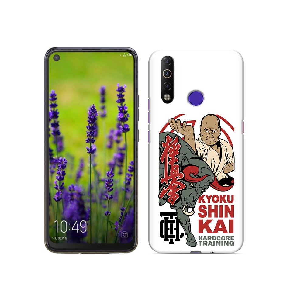 

Чехол MyPads Tocco для Tecno Camon 12 Air единоборства рисунок, Прозрачный, Tocco