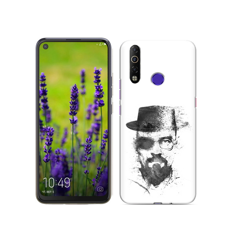

Чехол MyPads Tocco для Tecno Camon 12 Air загадочный человек, Прозрачный, Tocco