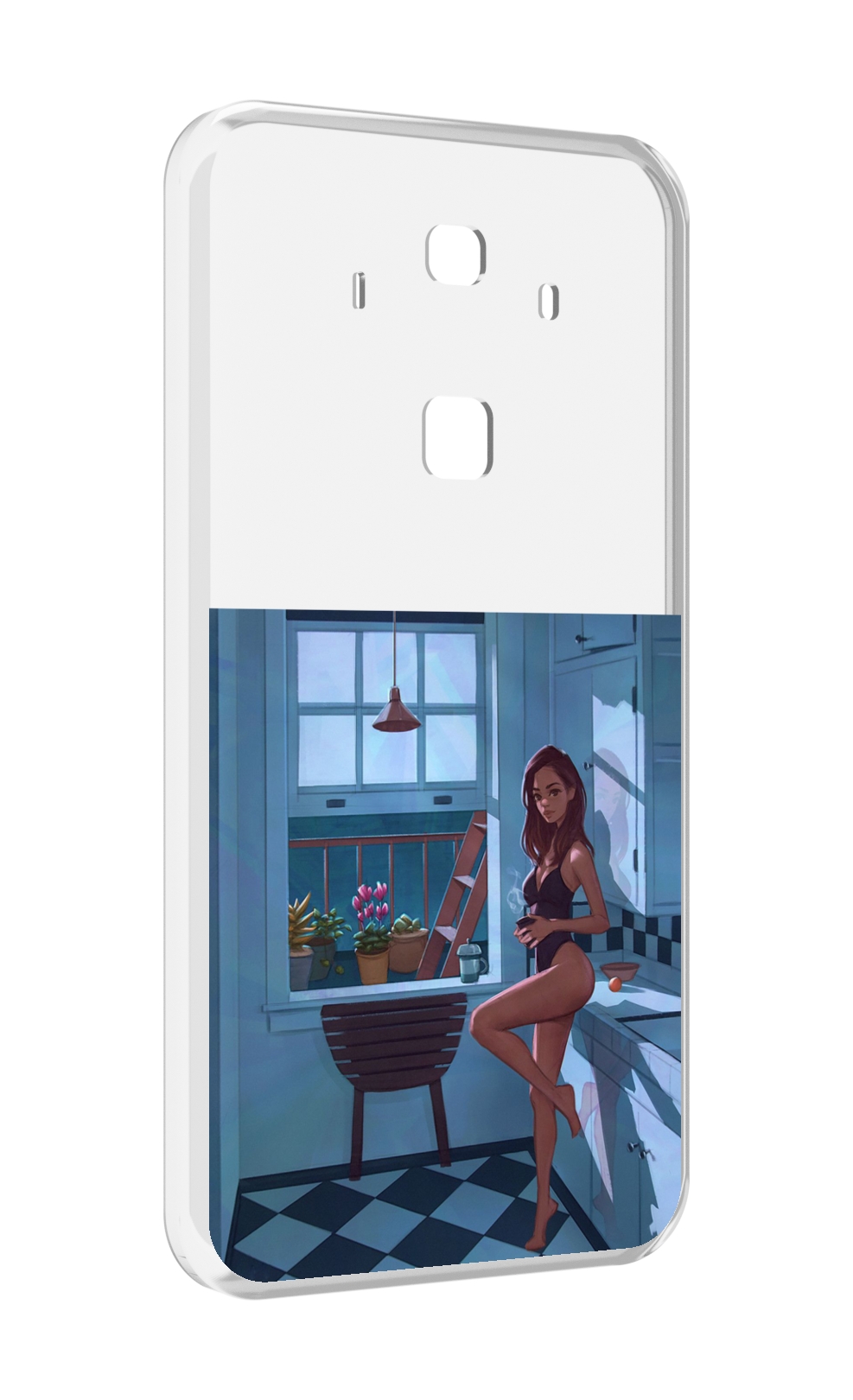 

Чехол MyPads девушка-на-кухне для Huawei Mate 10 Pro, Прозрачный, Tocco