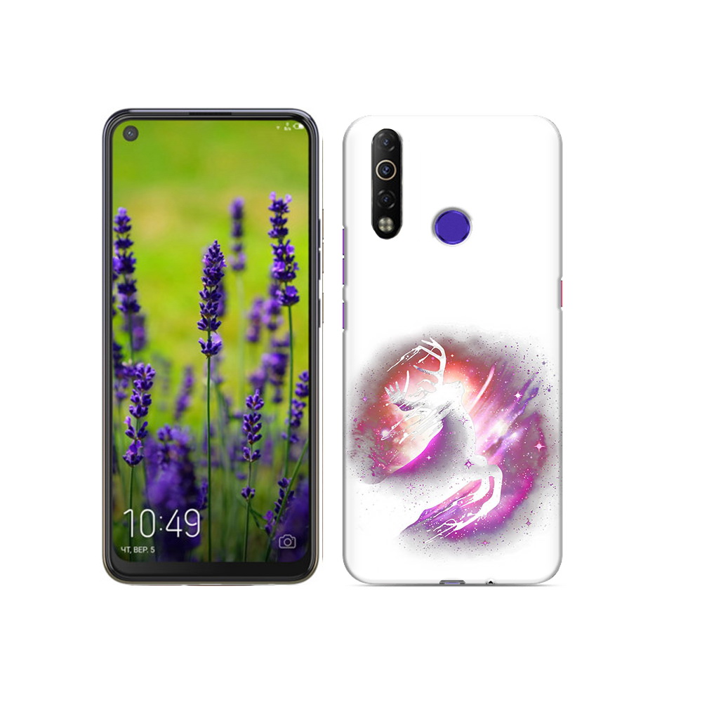 

Чехол MyPads Tocco для Tecno Camon 12 Air звездный олень, Прозрачный, Tocco