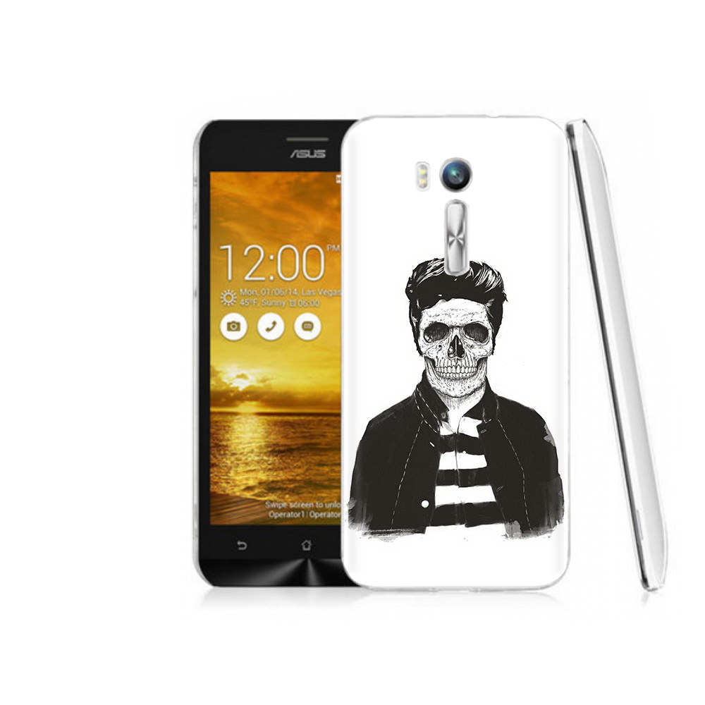 

Чехол MyPads Tocco для Asus ZenFone Go (ZB551KL) скелет, Прозрачный, Tocco