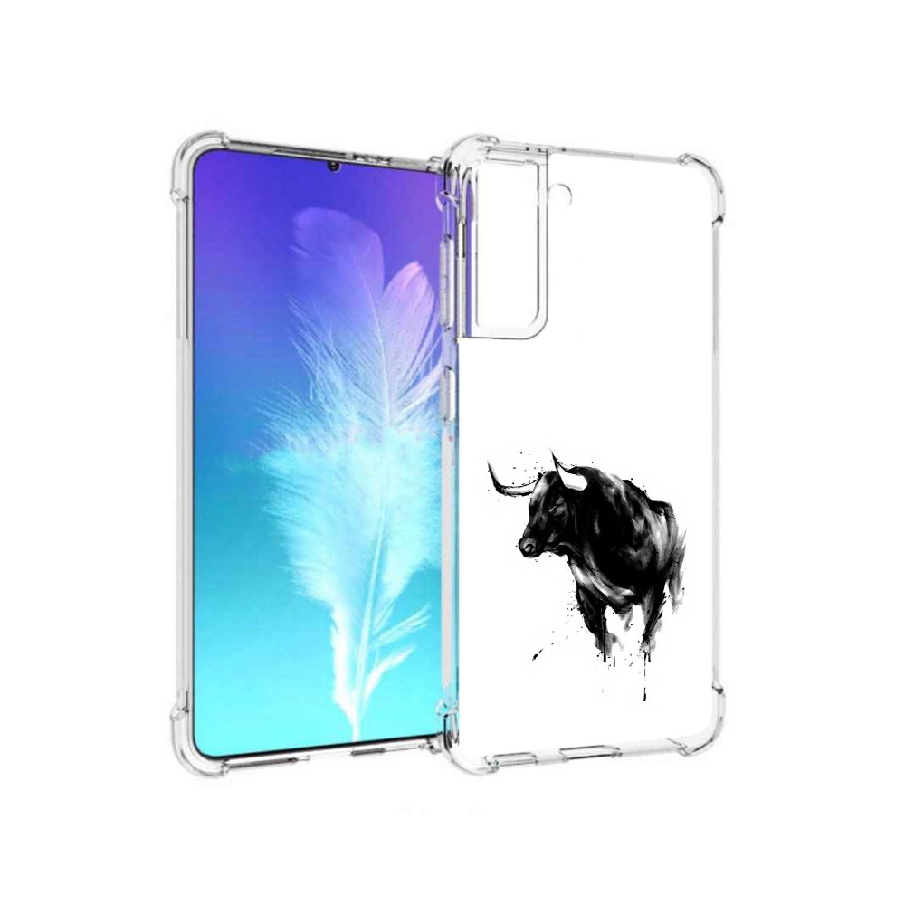

Чехол MyPads Tocco для Samsung Galaxy S21 бык (PT157088.510.254), Прозрачный, Tocco