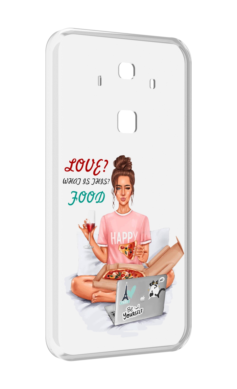 

Чехол MyPads девушка-с-ноутбуком женский для Huawei Mate 10 Pro, Прозрачный, Tocco
