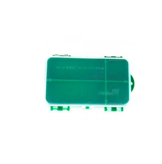 Двухсторонняя коробочка для оснастки Helios зеленая 83316