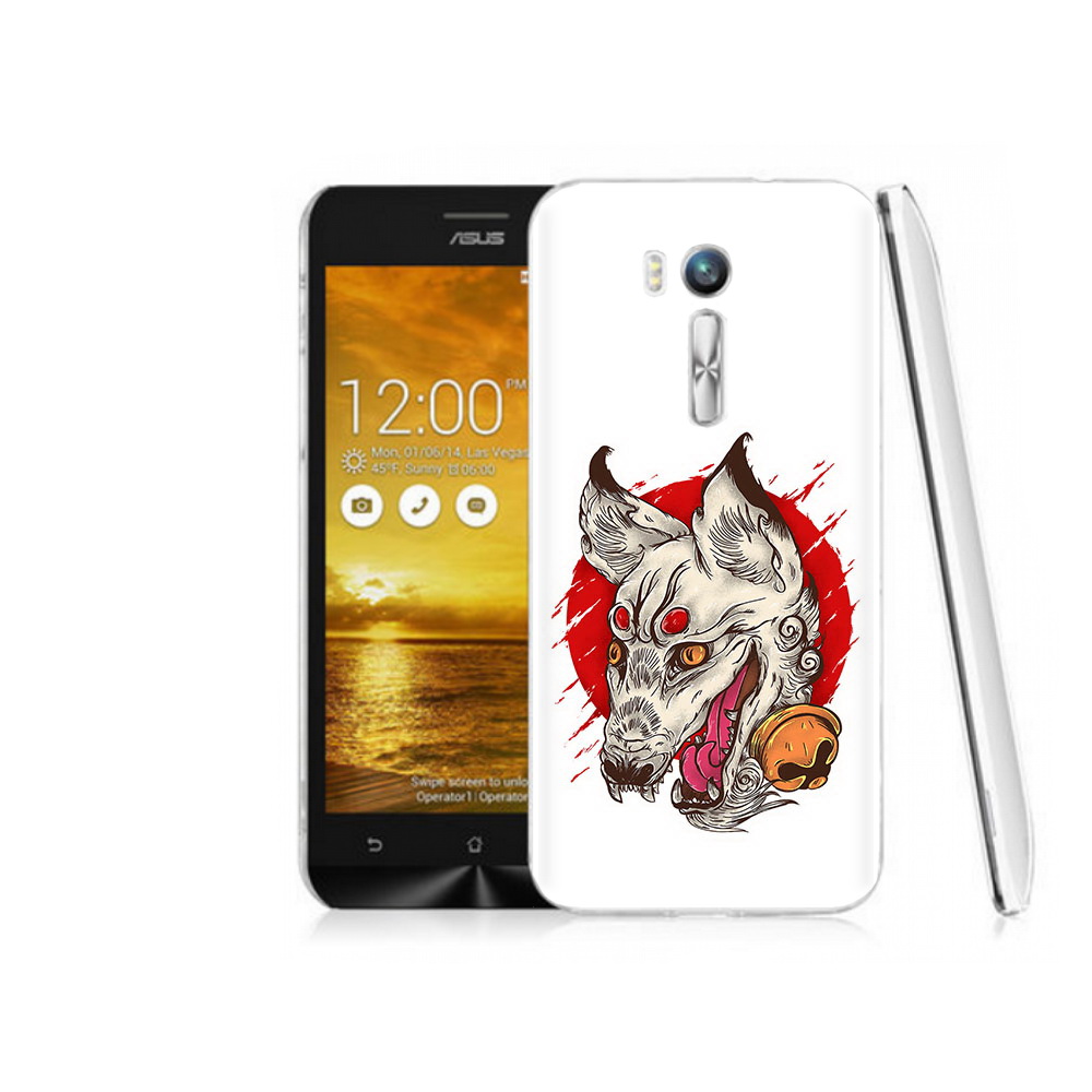 

Чехол MyPads Tocco для Asus ZenFone Go (ZB551KL) страшная собака, Прозрачный, Tocco