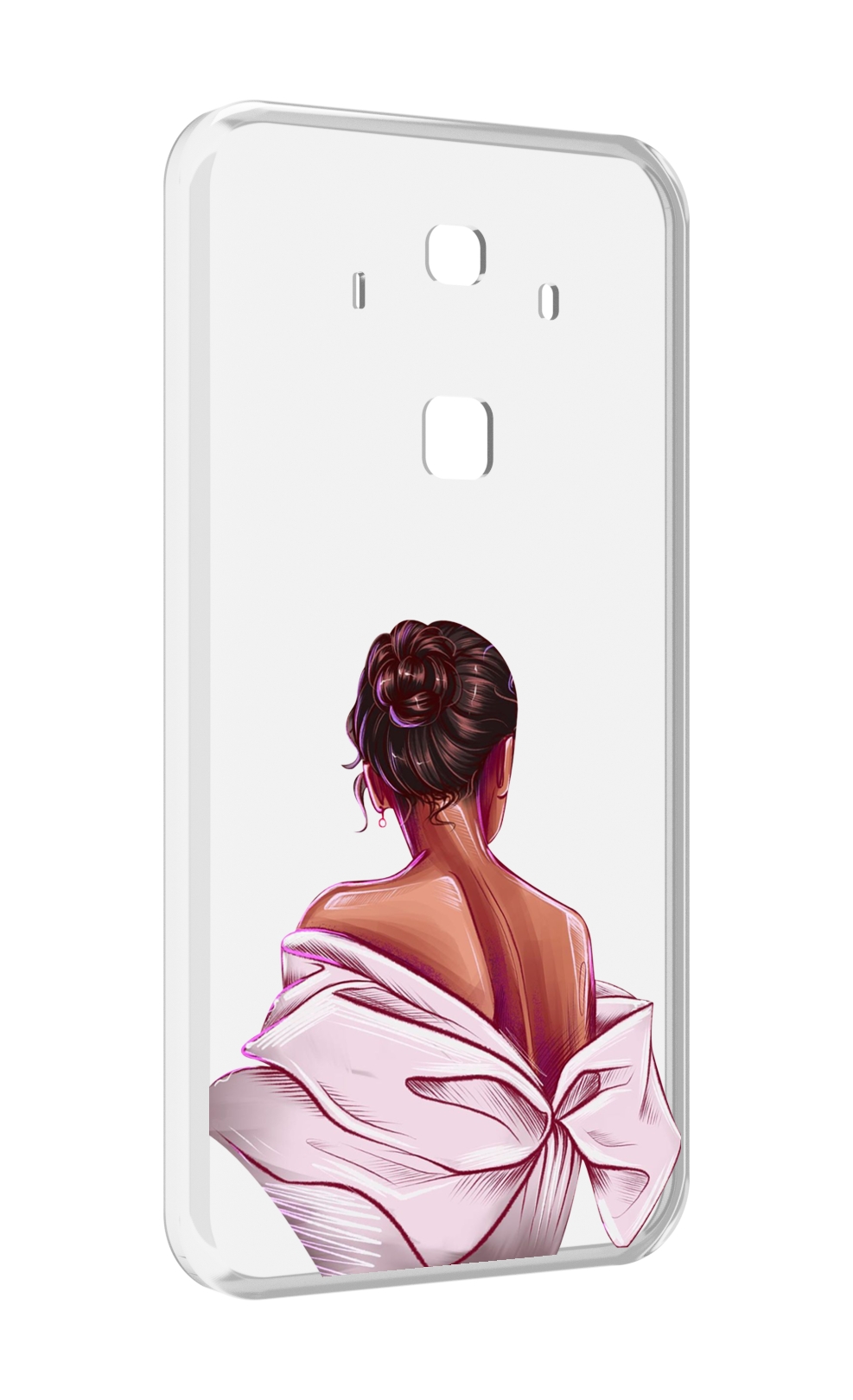 

Чехол MyPads девушка-со-спины женский для Huawei Mate 10 Pro, Прозрачный, Tocco