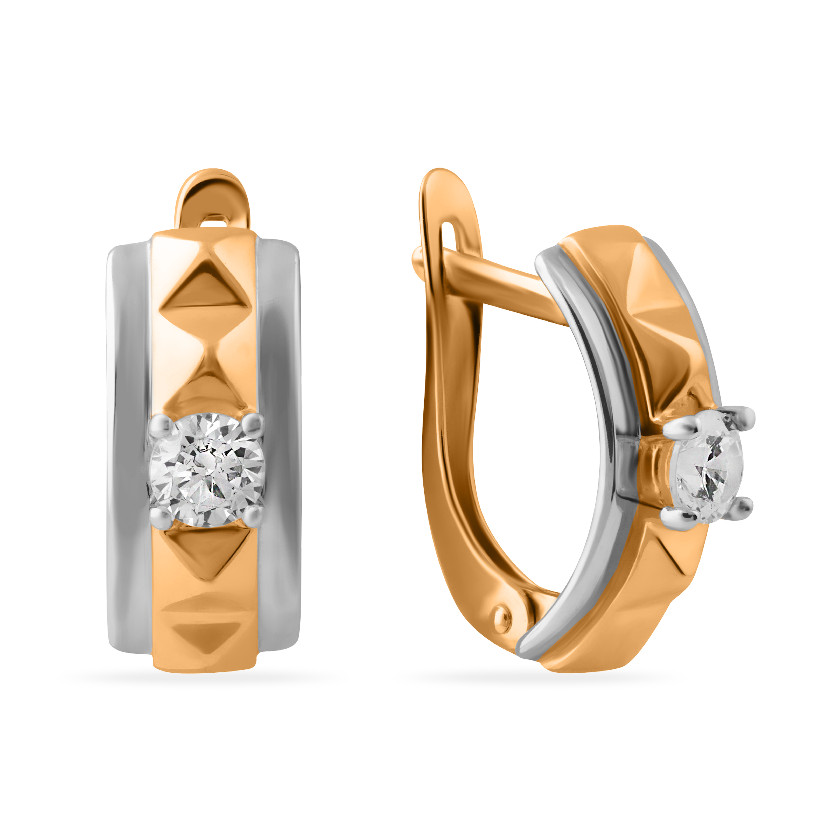 

Серьги из золота с фианитом Санис 01-215867, 01-215867