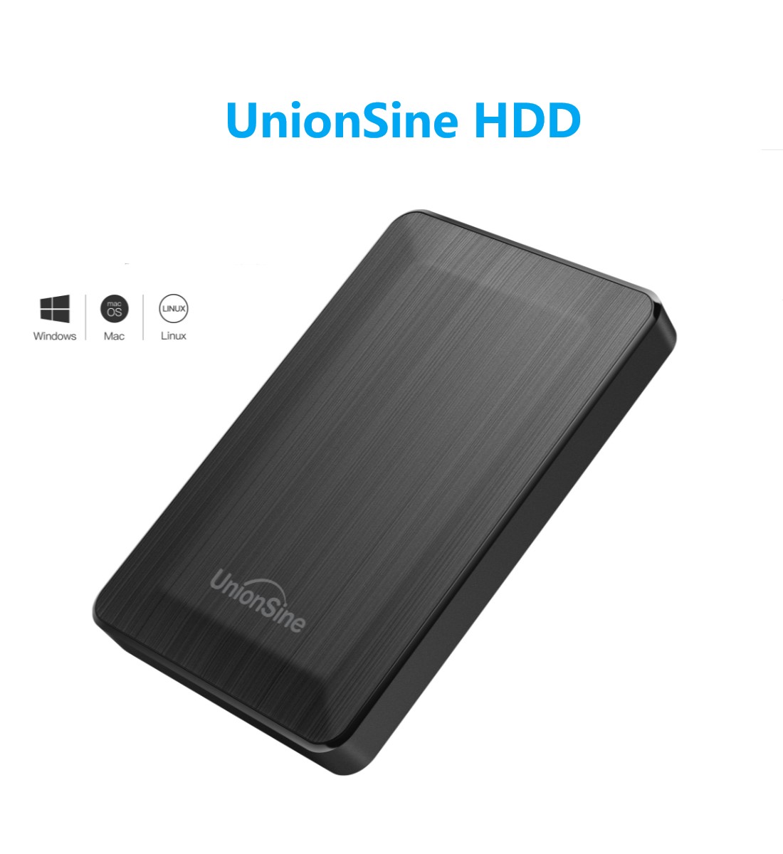 

Внешний жесткий диск UnionSine HD2513 500Gb Black, Черный, HD2513