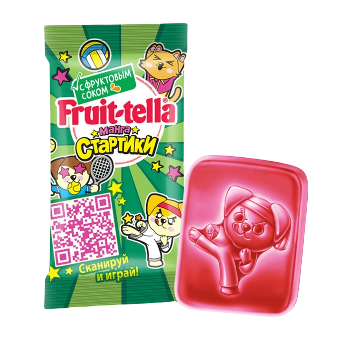 фото Мармелад жевательный fruittella 2д-мини манга стартики 10 г fruit-tella