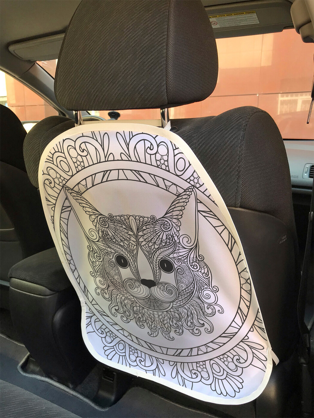 

Накидка на спинку сиденья JoyArty Кошачья мандала, 45х62, Кошачья мандала