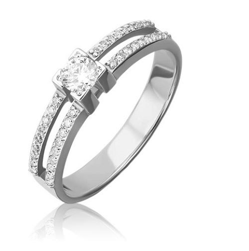 

Кольцо из золота р. , PLATINA jewelry 01-0184-00-101-1120-30, бриллиант, 01-0184-00-101-1120-30