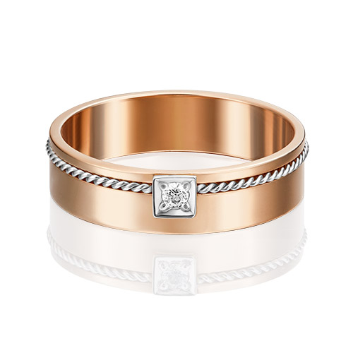 

Кольцо из золота с бриллиантом р. 20 PLATINA jewelry 01-5283-00-101-1111-30, 01-5283-00-101-1111-30