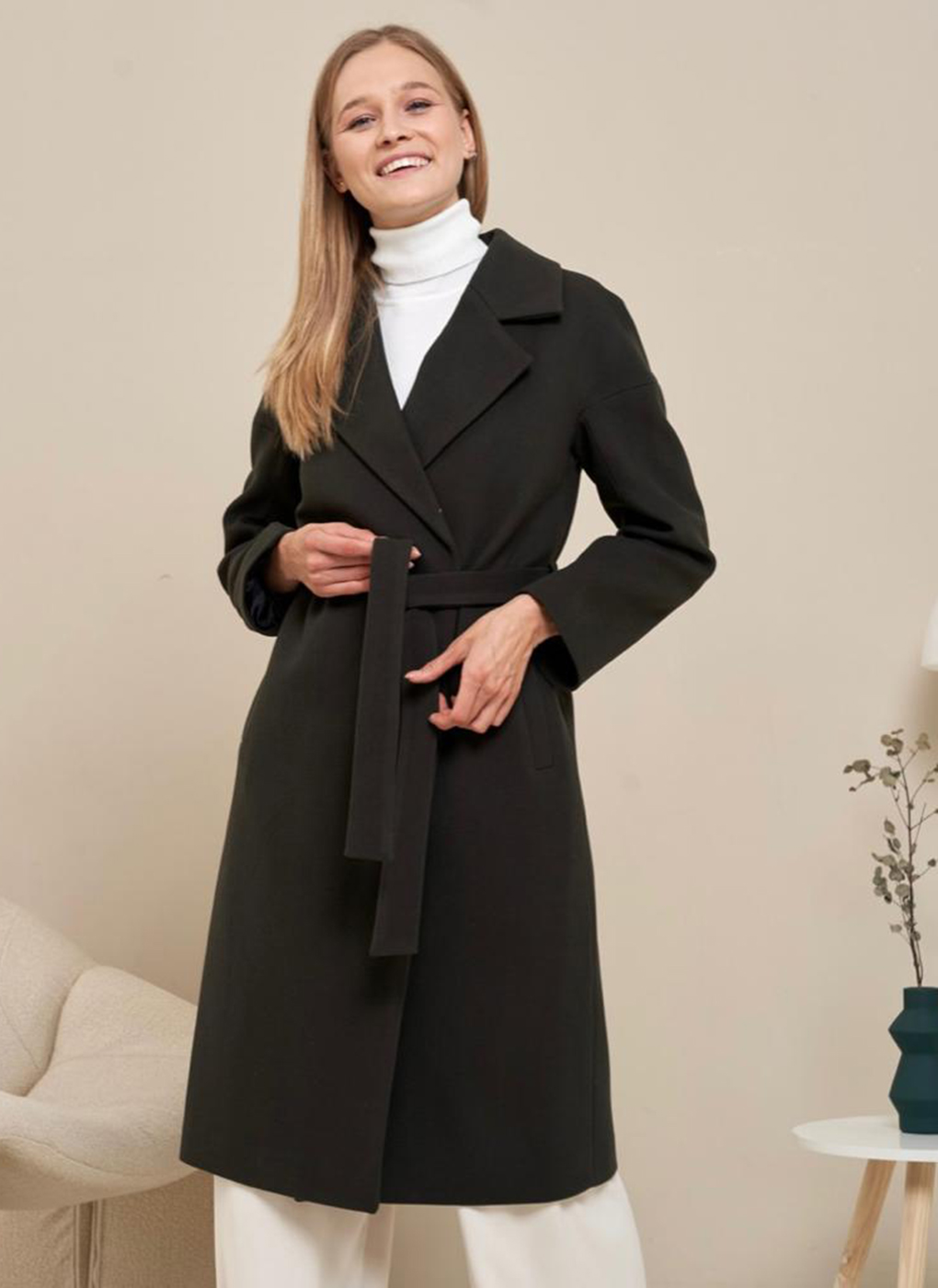 

Пальто женское Giulia Rosetti 62995 зеленое 46 RU, 62995