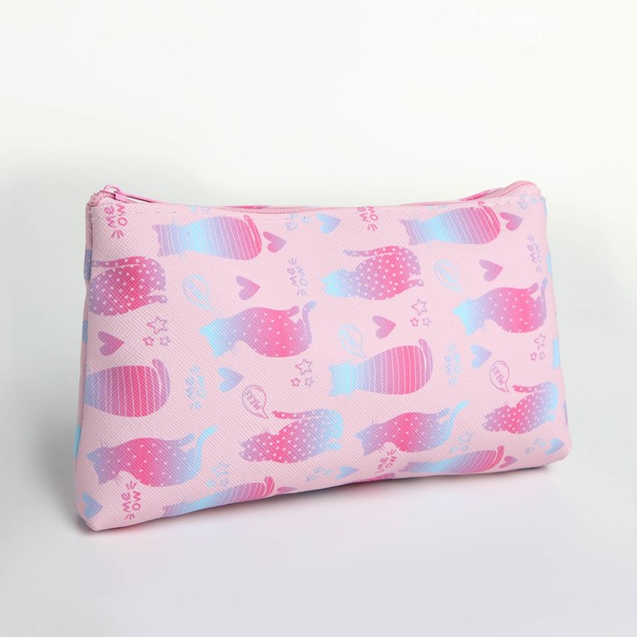 

Косметичка женская NoBrand Levinus розовая, 11х1,5х18 см, Разноцветный, Levinus