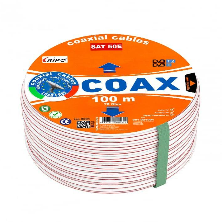 Коаксиальный кабель SAT 50Е RIPO (100m) 001-221001