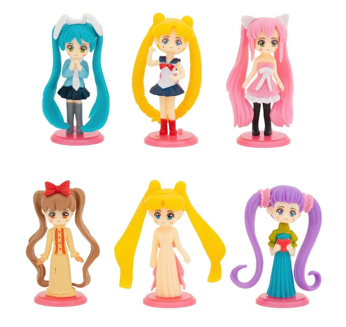 

Набор фигурок Сейлор Мун / Sailor Moon 6шт (7-8см), Фигурка