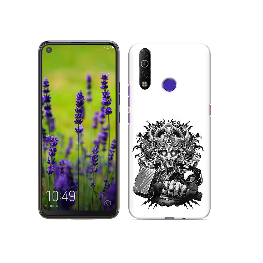 

Чехол MyPads Tocco для Tecno Camon 12 Air злой тор, Прозрачный, Tocco